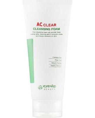 Пенка увлажняющая для умывания для проблемной кожи лица Eyenlip AC Clear Cleansing Foam 150ml 2 - Фото 2