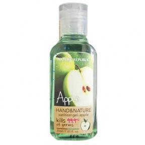Гель Для Дезінфекції Рук З Ароматом Яблука Nature Republic Hand&Nature Sanitizer Gel Apple