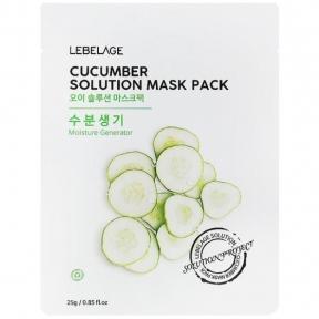 Тканинна маска для обличчя Lebelage Cucumber Solution Mask 23g