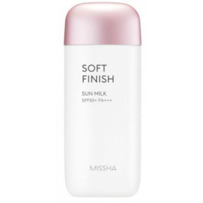 Молочко солнцезащитное для чувствительной кожи MISSHA All Around Safe Block Soft Finish Sun Milk SPF50+/PA+++ 70ml 3 - Фото 3