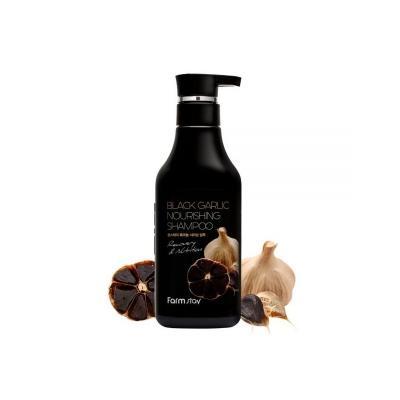 Шампунь питательный укрепляющий с экстрактом черного чеснока для волос FarmStay Black Garlic Nourishing Shampoo 530ml 0 - Фото 1