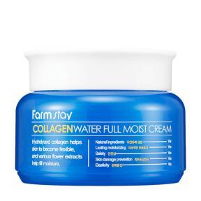 Крем коллагеновый омолаживающий для лица с цветочными экстрактами FarmStay Collagen Water Full Moist Cream 100g