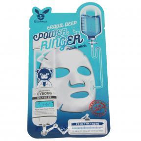 Маска тканевая увлажняющая для сухой кожи Elizavecca Face Care Aqua Deep Power Ringer Mask 23ml