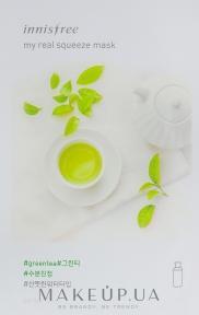 Тканевая маска Innisfree My Real Squeeze Green Tea Mask