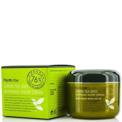 Крем осветляющий с экстрактом камелии  Farmstay Green Tea Seed Whitening Water Cream 100ml 3 - Фото 3