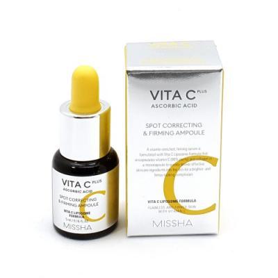 Сыворотка-концентрат осветляющая с витамином С Missha Vita C Plus Spot Correcting & Firming Ampoule 30ml