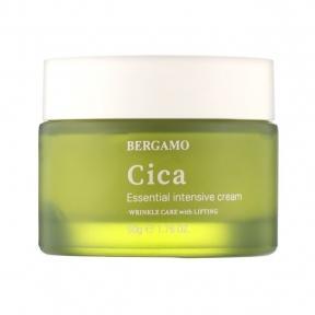 Крем для лица с центеллой азиатской Bergamo Cica Essential Intensive Cream 50g