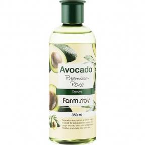 Тонер для лица увлажняющий FarmStay Avocado Premium Pore Toner 350ml