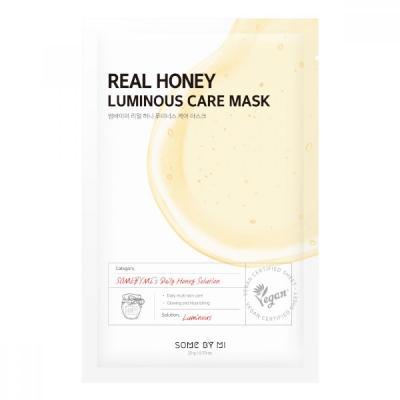 Маска тканевая с медом для лица Some By Mi Real Honey Luminous Care Mask 20ml 0 - Фото 1