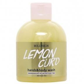 Зволожуючий гель для миття рук і тіла Hollyskin Lemon Curd 300ml