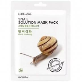 Маска для обличчя тканинна Lebelage Snail Solution Mask 23g