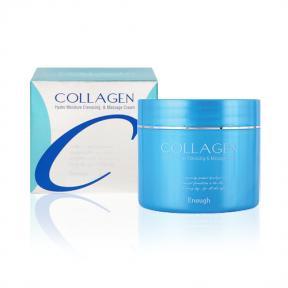 Зволожуючий масажний крем з колагеном для обличчя та тіла Enough Collagen Hydro Moisture Cleansing Massage Cream 300ml