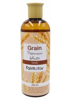Тонер для лица с экстрактом ростков пшеницы FarmStay Grain Premium White Toner 350ml 0 - Фото 1