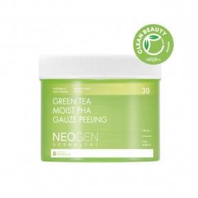 Пилинговые диски Neogen Dermalogy Green Tea Moist PHA Gauze Peeling 190ml / 30EA