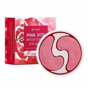 Патчі Освітлювальні З Екстрактом Троянди Petitfee Pink Vita Brightening Eye Mask