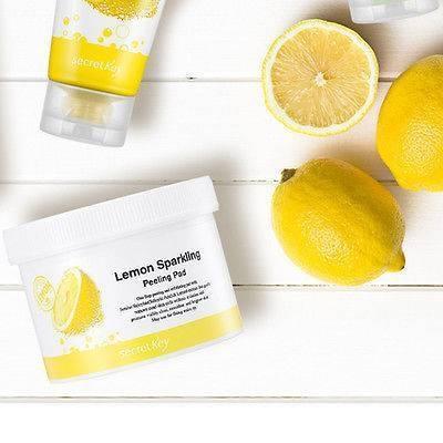 Пилинг-Диски С Экстрактом Лимона И BHA Кислотой Secret Key Lemon Sparkling Peeling PAD 0 - Фото 1
