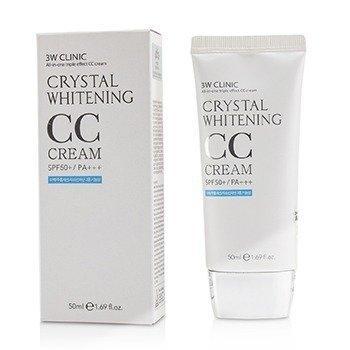СС-Крем Осветляющий 3W CLINIC Crystal Whitening CC Cream SPF40PA+++ 50ml  0 - Фото 1