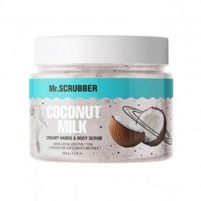 Крем-скраб для рук и тела Mr.SCRUBBER с ароматом кокосового молока Coconut milk