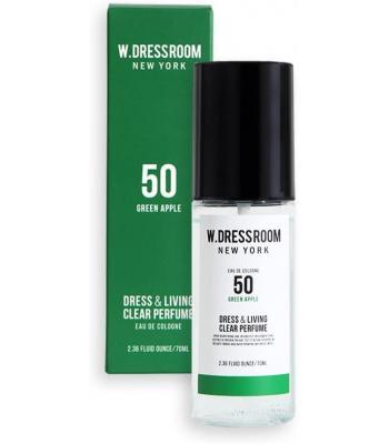 Парфюмированная вода для одежды и белья с ароматом зеленого яблока W.Dressroom Dress & Living Clear Perfume No.50 Green Apple 70ml