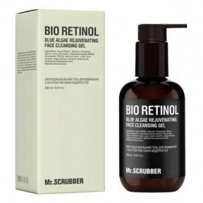 Омолаживающий гель для умывания Mr.Scrubber Bio Retinol с экстрактом синих водорослей 200ml