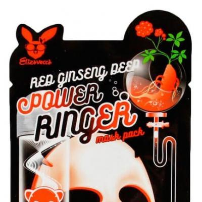 Маска омолаживающая с женьшенем Elizavecca Face Care Red Ginseng Deep Power Ringer Mask Pack 23ml 0 - Фото 1