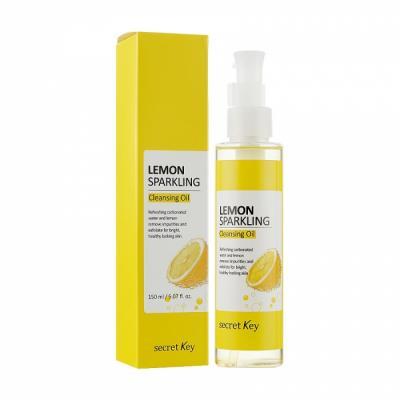 Гидрофильное масло для лица лимонное Secret Key Lemon Sparkling Cleansing Oil 150ml 2 - Фото 2