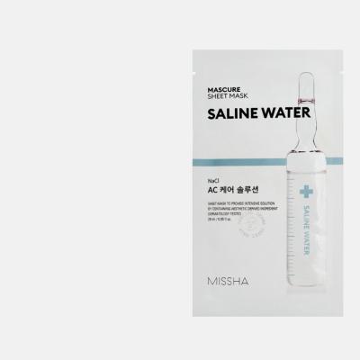 Увлажняющая тканевая маска с экстрактом соленой воды Missha Mascure AC Care Solution Sheet Mask Saline Water 28ml 2 - Фото 3
