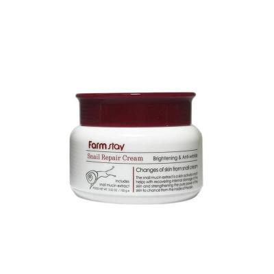 Крем для восстановления и увлажнения кожи лица с муцином улитки FarmStay Snail Repair Cream 100ml