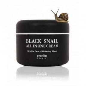 Крем багатофункціональний з екстрактом чорного равлика для обличчя Eyenlip Black Snail All In One Cream