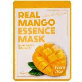 Тканинна маска з екстрактом манго для обличчя Real Mango Essence Mask FarmStay 23ml