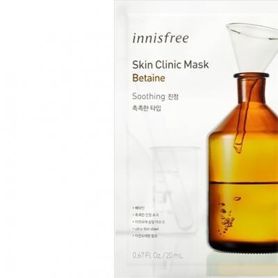 Успокаивающая тканевая маска с бетаином Innisfree Skin Clinic Mask - Betaine  2 - Фото 2
