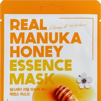 Маска тканевая для лица питательная с медом манука FarmStay Real Manuka Honey Essence Mask 23ml Honey Essence Mask, 23ml 0 - Фото 1