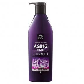 Шампунь антивіковий з екстрактом чорних перлів Mise En Scene Aging Care Shampoo 680 ml