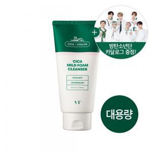 Пенка для умывания с центеллой. Пенка очищающая VT cica mild Foam Cleanser 300ml. Пенка для умывания с центеллой азиатской. Корейская пенка с центеллой. Miracle cica mild Foam Cleansing.