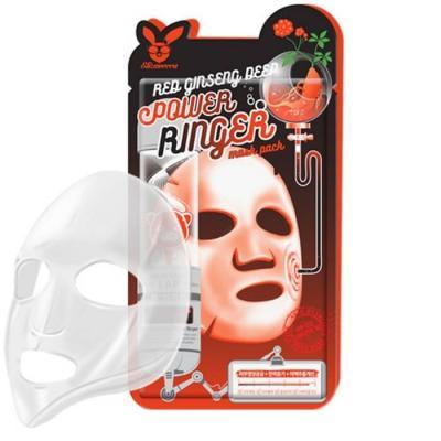Маска омолаживающая с женьшенем Elizavecca Face Care Red Ginseng Deep Power Ringer Mask Pack 23ml 3 - Фото 3