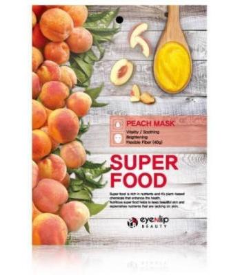 Маска тканевая для лица с экстрактом персика Eyenlip Super Food Peach Mask 23ml