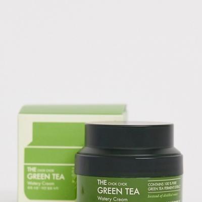 Успокаивающий крем с экстрактом зеленого чая Tony Moly The Chok Chok Green Tea Watery Cream 60ml 0 - Фото 1