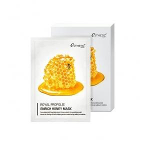 Тканевая маска питательная с маточным молочком, прополисом и медом Esthetic House Royal Propolis Enrich Honey Mask 25ml