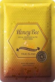 Тканинна маска з екстрактом маточного молочка True Island Honey Bee Royal Propolis
