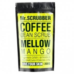 Скраб кавовий омолоджуючий для обличчя та тіла Mr.Scrubber Mellow Mango 200g