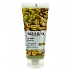 Пілінг для тіла «Лемонграс і Зелена кава» Fresh Juice Lemongrass Green Coffee 200ml