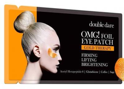 Патчі, що тонізують з кофеїном Double Dare OMG! Foil Eye Patch Gold Treatment 6ml