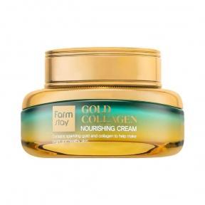 Крем питательный с золотом и коллагеном FarmStay Gold Collagen Nourishing Cream 55 ml