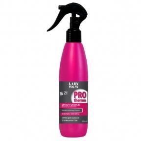 Cпрей для волосся з термозахистом LADY WOW Thermo Keratin 200ml