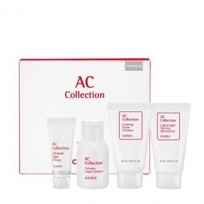 Набір для комбінованої шкіри: крем, піна, тонер та точковий крем Cosrx AC Collection Trial Kit Skin Mild (4 step)