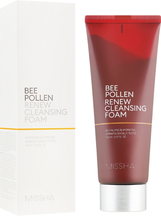 Пінка Для Очищення І Відновлення Шкіри Обличчя З Прополісом Bee Pollen Renew Cleansing Foam 150ml