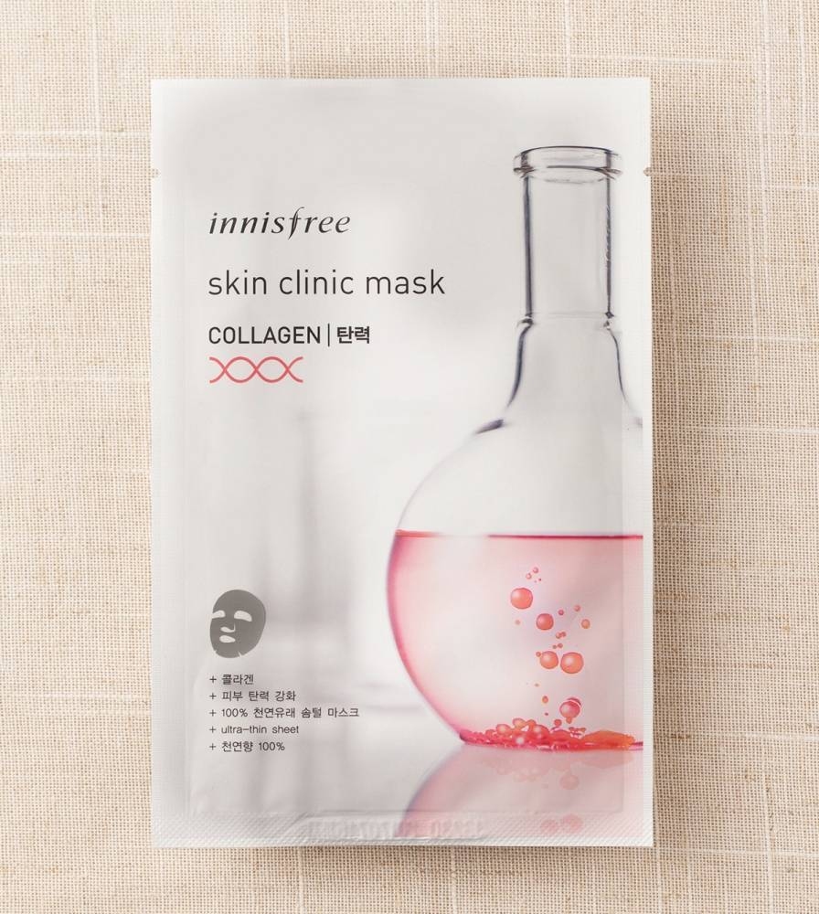 Маска С Коллагеном Омолаживающая Innisfree Skin Clinic Mask Collagen