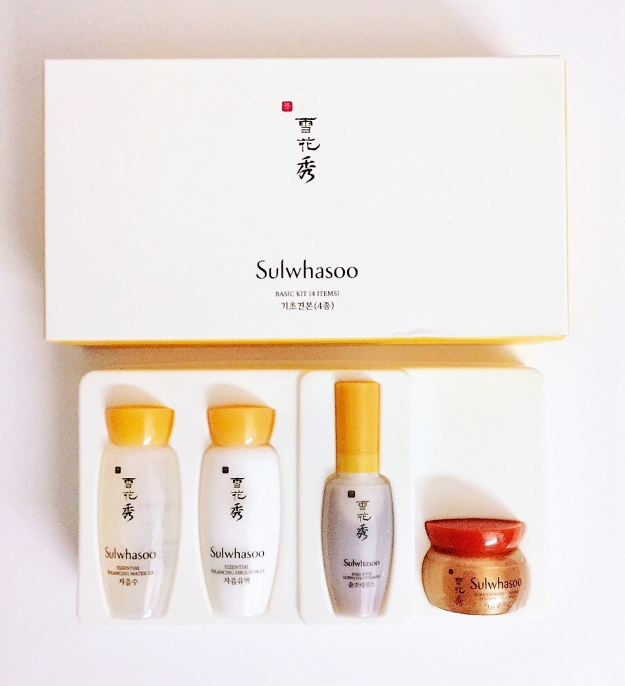 Набір із чотирьох преміальних засобів для омолодження та пожвавлення шкіри обличчя Sulwhasoo Basic Kit (4 Items) 43ml