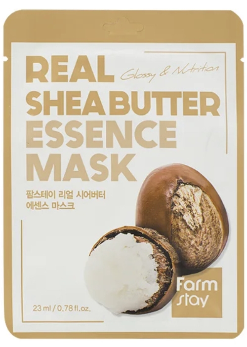 Маска тканинна з маслом ши FarmStay Real Shea Butter Essence Mask, 23ml