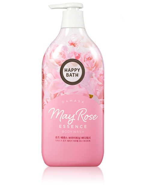Гель-эссенция для душа с комплексом масел Happy Bath  Rose Essence Brightening Body Wash 1100ml 